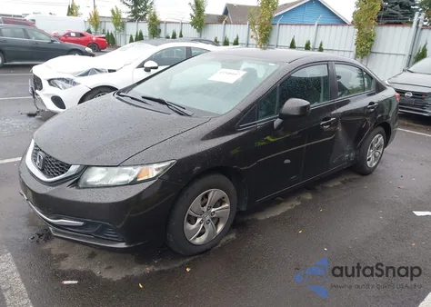 2013 Honda Civic Lx из США, поврежденный, VIN 19XFB2F55DE068102